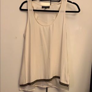 Silk tunic tank top